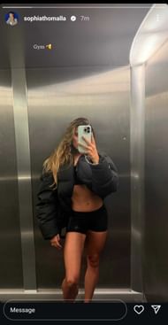 Sophia Thomalla's story - Source: via @sophiathomalla on Instagram
